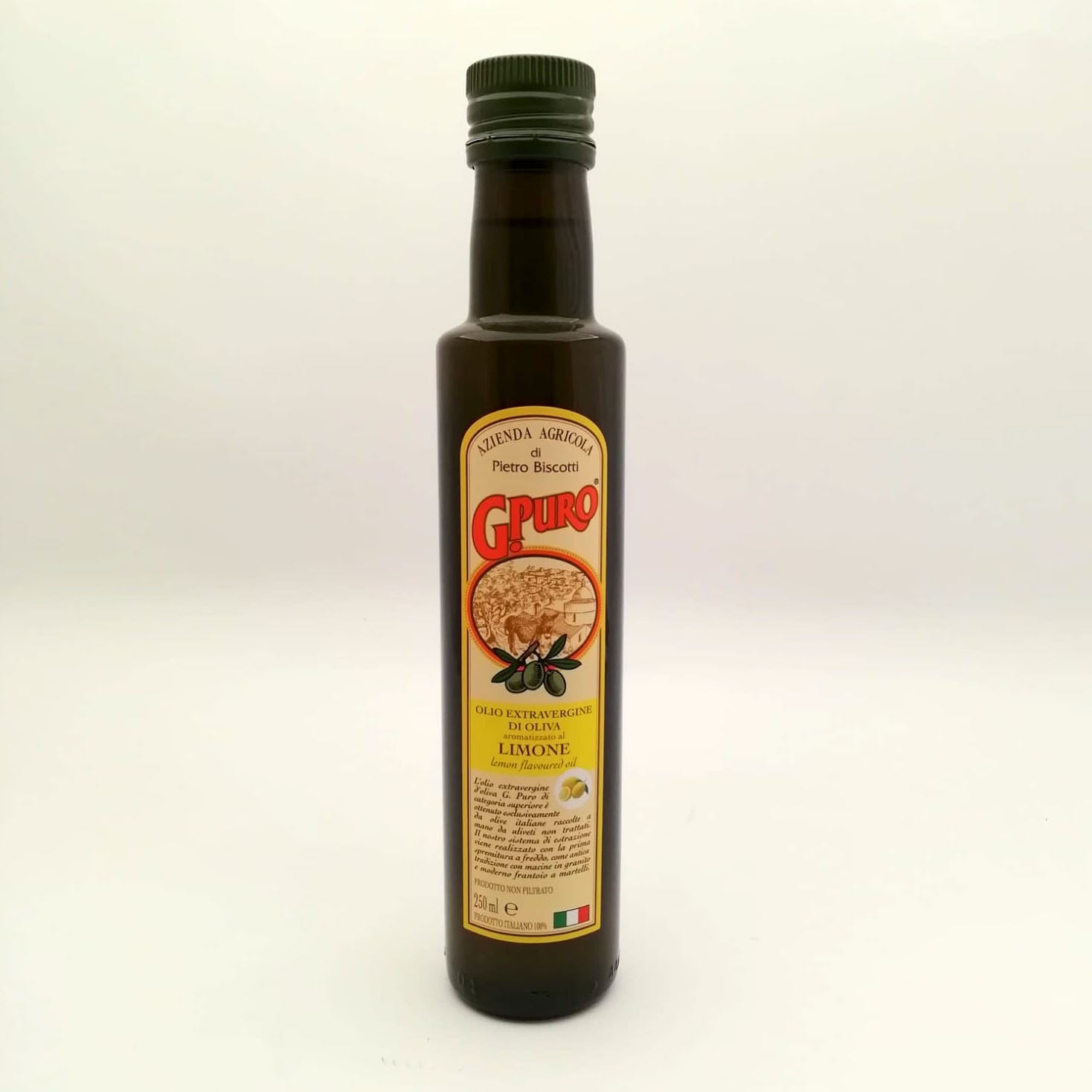 olio-limone Olivenöl extravergine mit Zitrone 250ml
